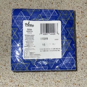 Hanukkah Napkins 2 Packs (32 Total) 2 Ply 9.75” Holiday Party Supplies